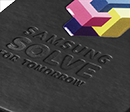 Example of Deboss & Dome Combination Branding