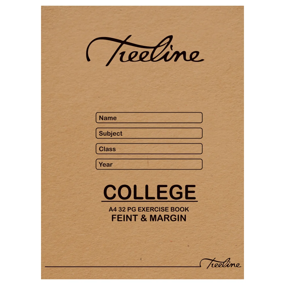 A4 - 32 page -College Exercise Book- F/M